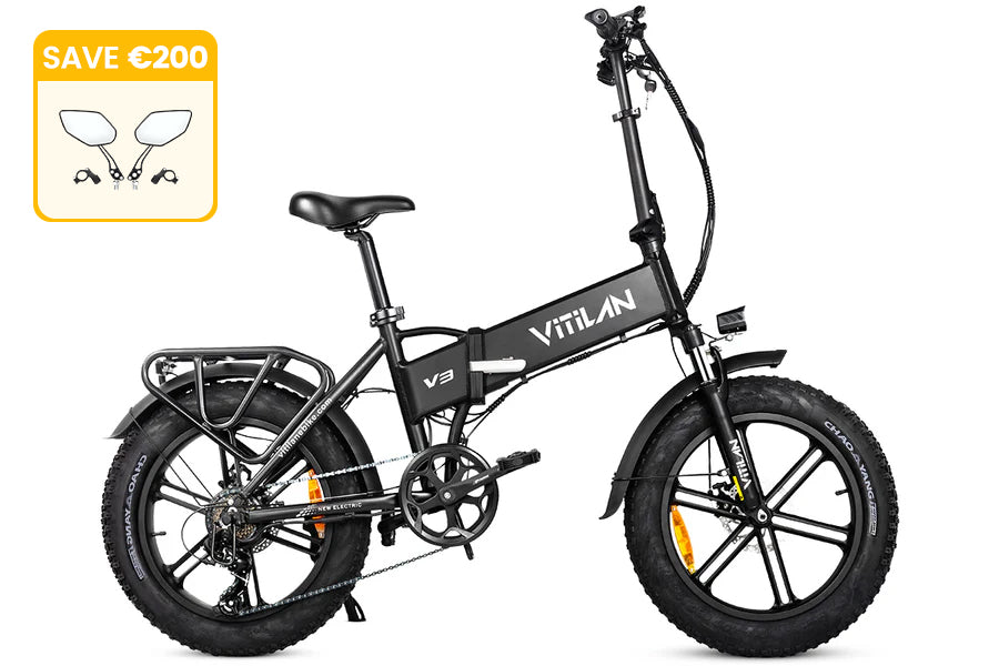 all terrain elektrofahrrad V3 2.0 faltbares Fat Tire Erwachsenen-All-Terrain-Elektrofahrrad