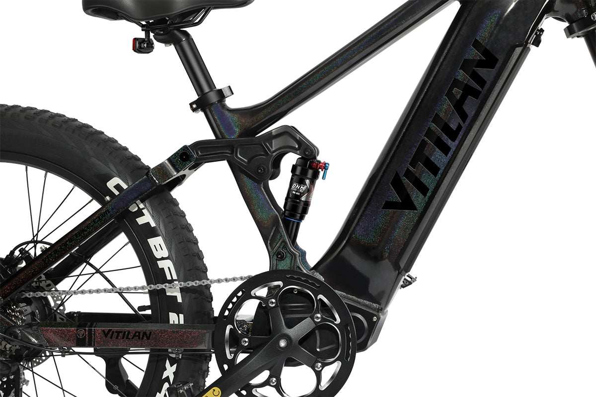 E-bike da montagna T7 a sospensione completa