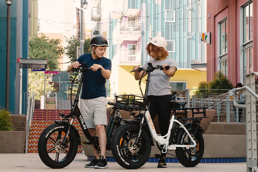 U7 opvouwbare elektrische fiets met dikke banden