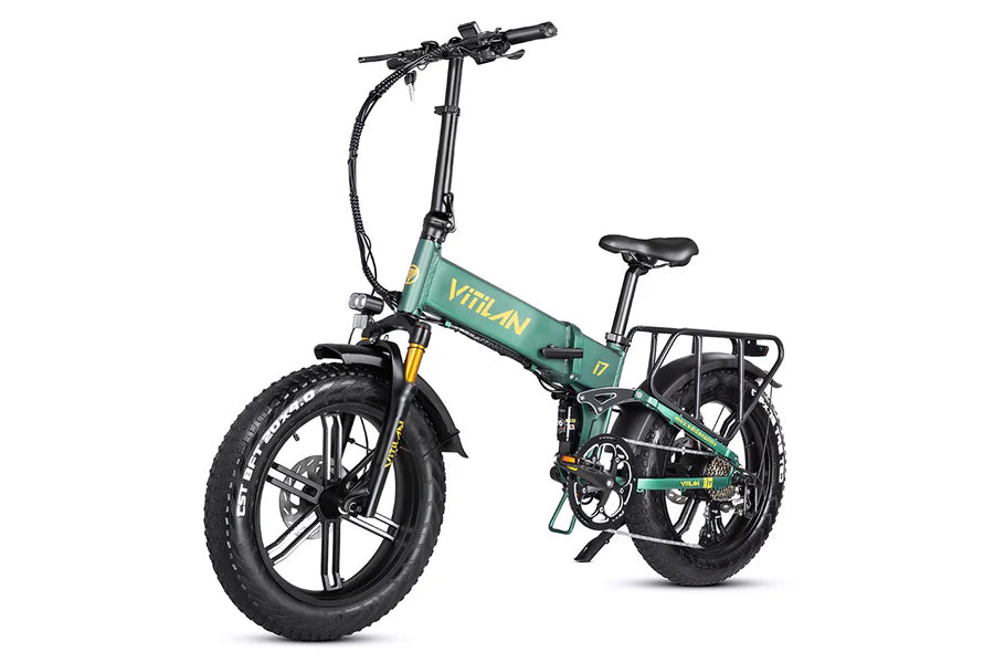 elektrofahrrad kaufen amazon Vitilan I7 Pro Klappbares E-Bike mit Vollfederung