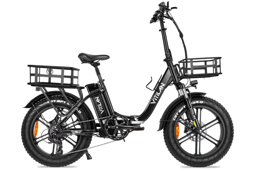 U7 opvouwbare elektrische fiets met dikke banden