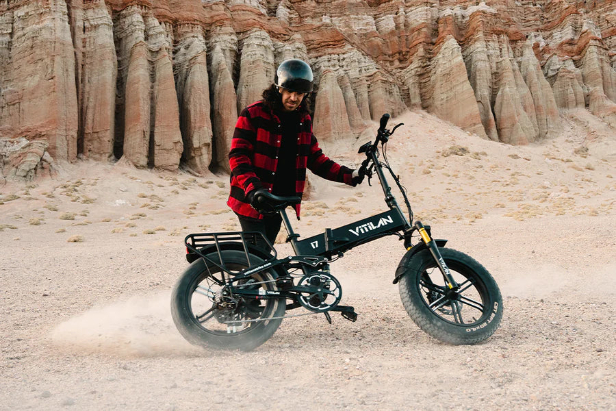 Bici elettrica pieghevole a sospensione completa I7 Pro