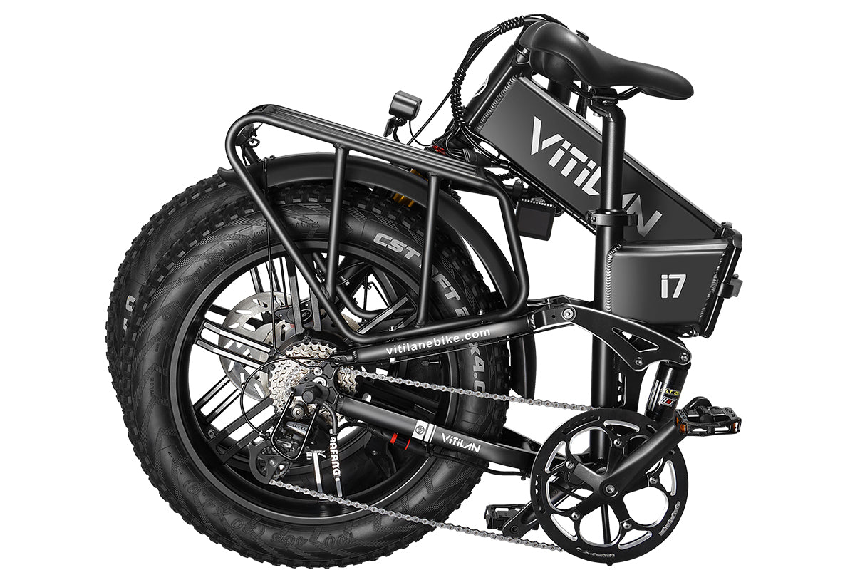 I7 Pro Folding Full Suspension Electric Bike