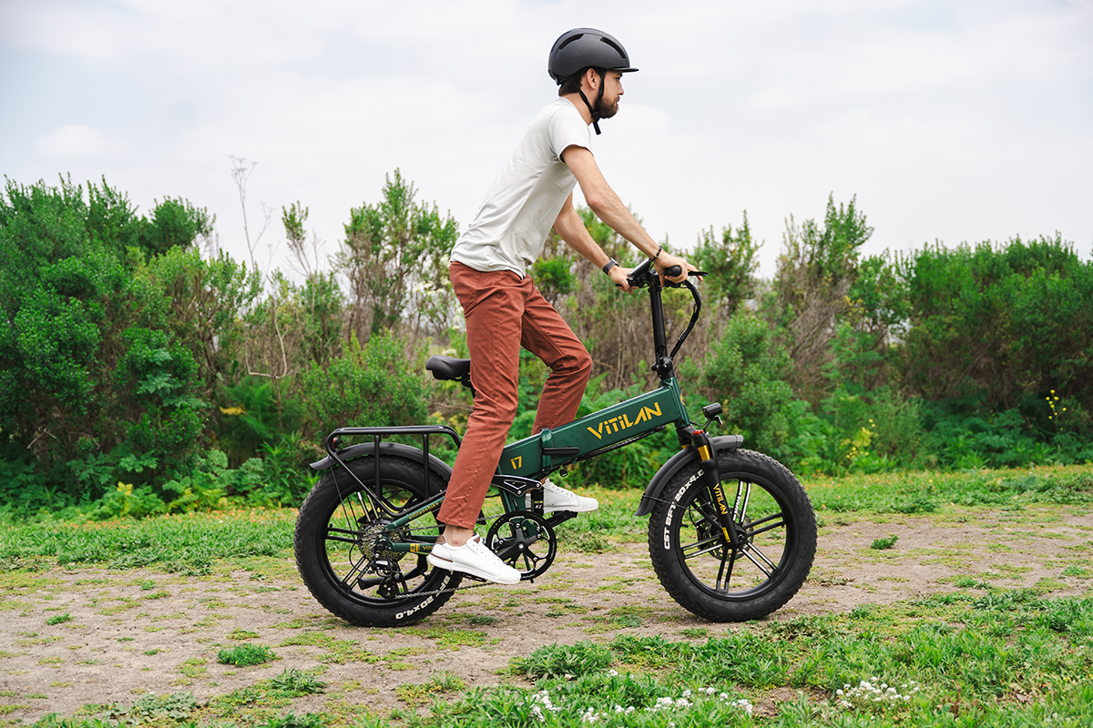 Bici elettrica pieghevole a sospensione completa I7 Pro