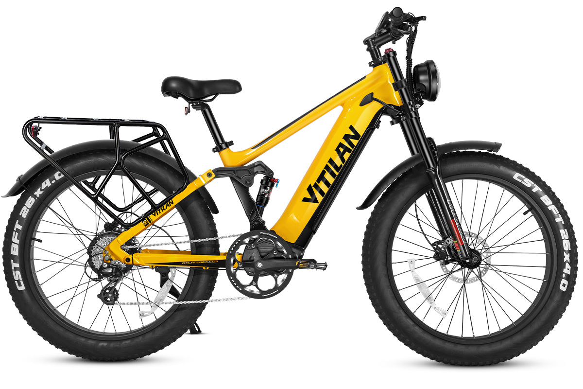 Vitilan T7 vollgefedertes Mountainbike-E-Bike 