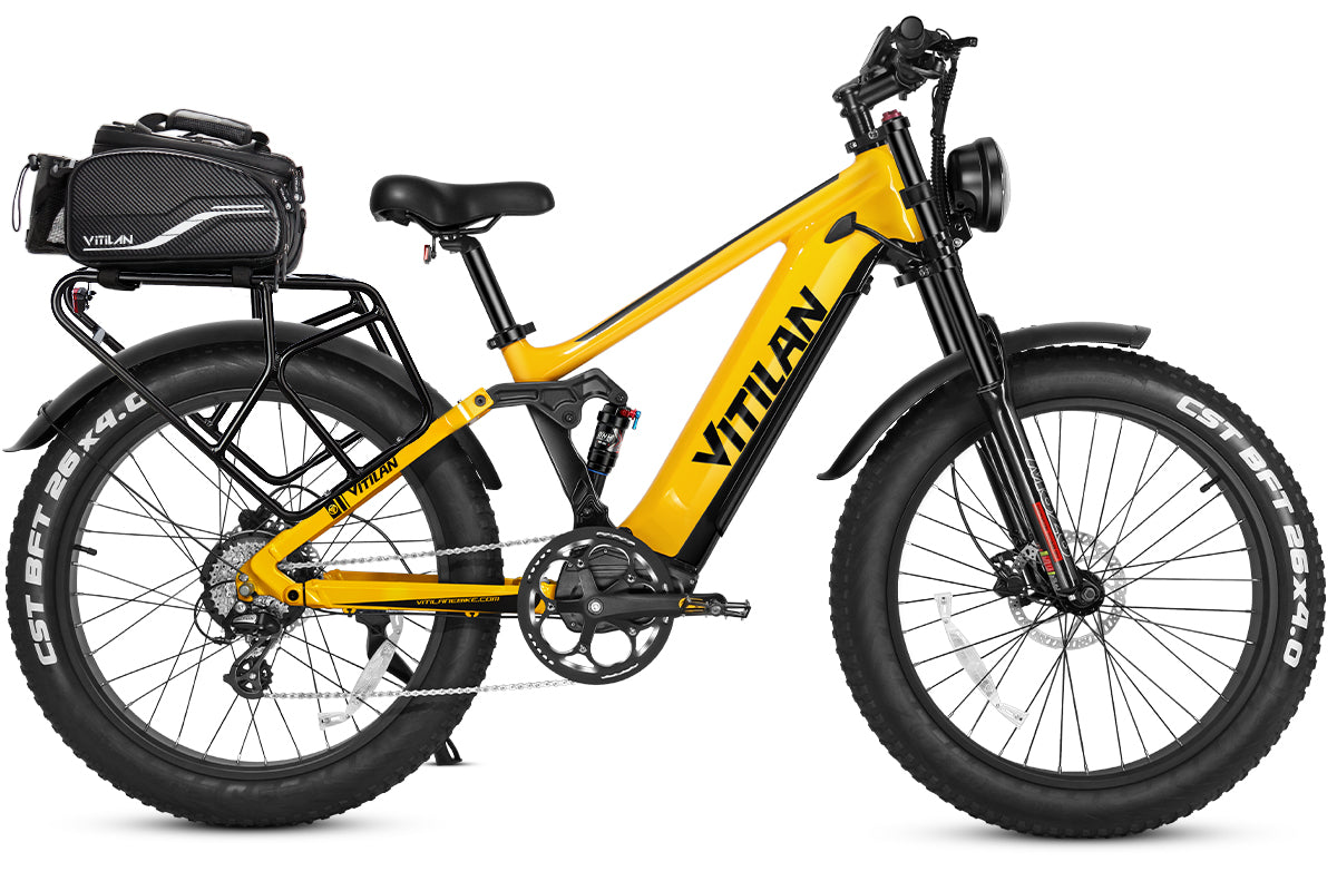 Vitilan T7 vollgefedertes Mountainbike-E-Bike 