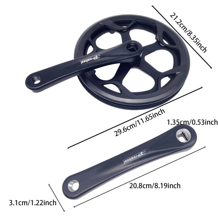 Electric Bike Aluminum Alloy Crankset, Suitable for Vitilan V3