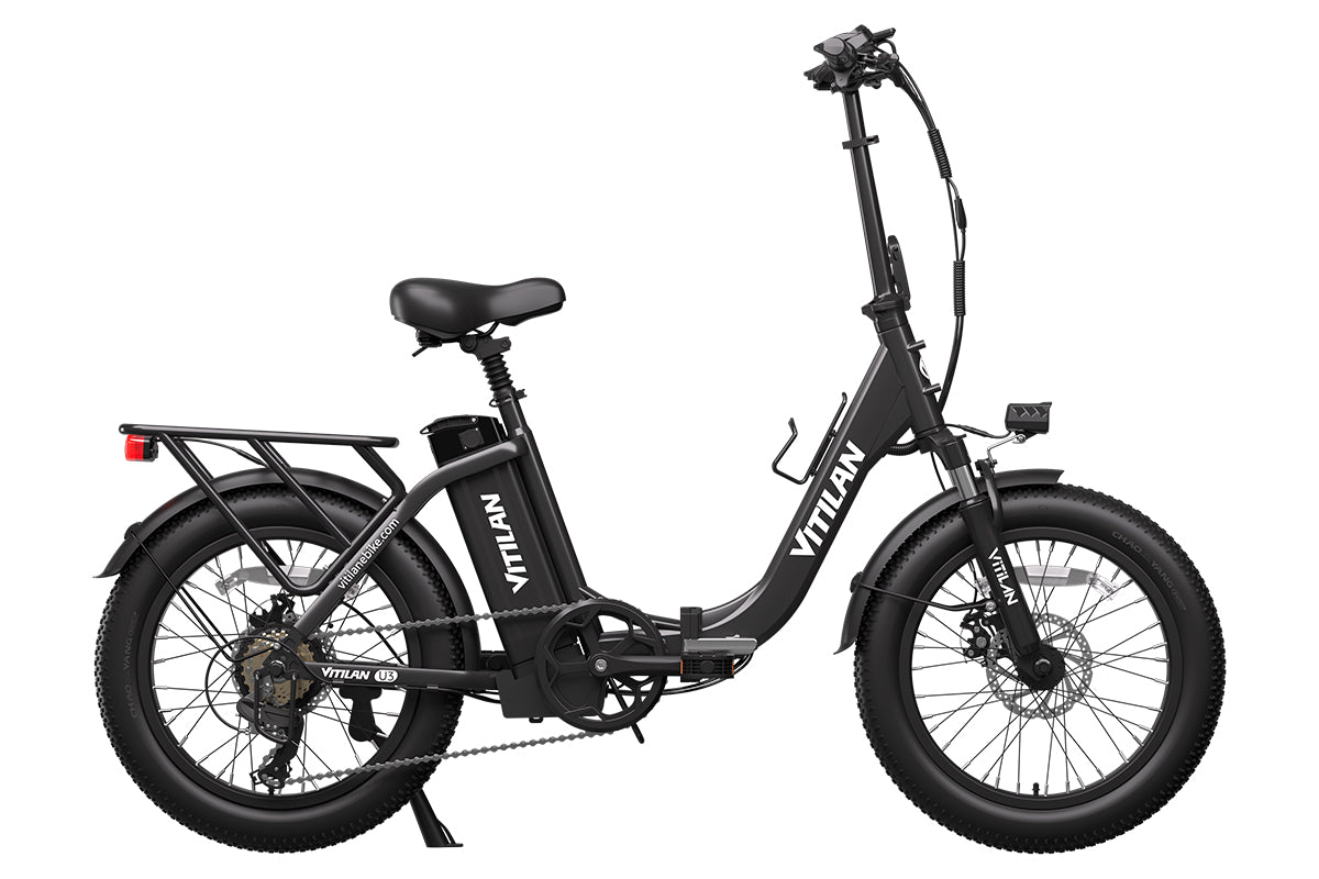 U3 Full Suspension Foldable Fat Tire Electric Bike