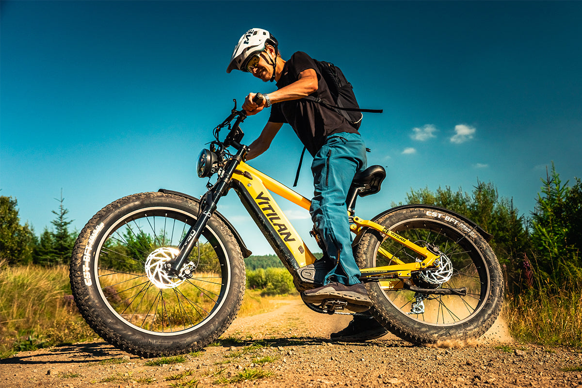 T7 E-bike da montagna con sospensione completa