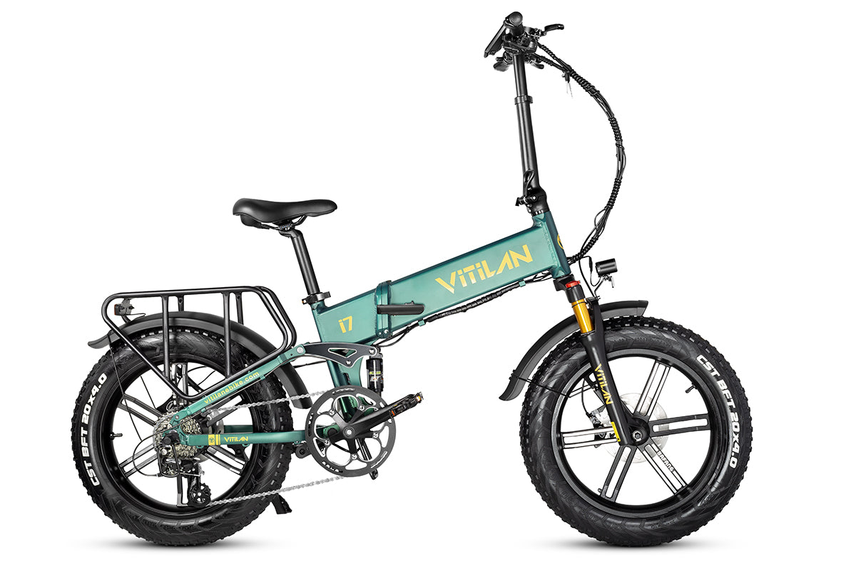 Bici elettrica pieghevole a sospensione completa I7 Pro