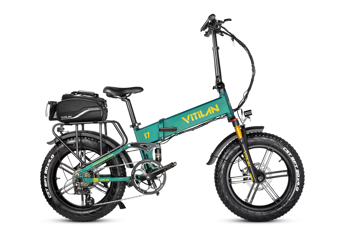 Bici elettrica pieghevole a sospensione completa I7 Pro