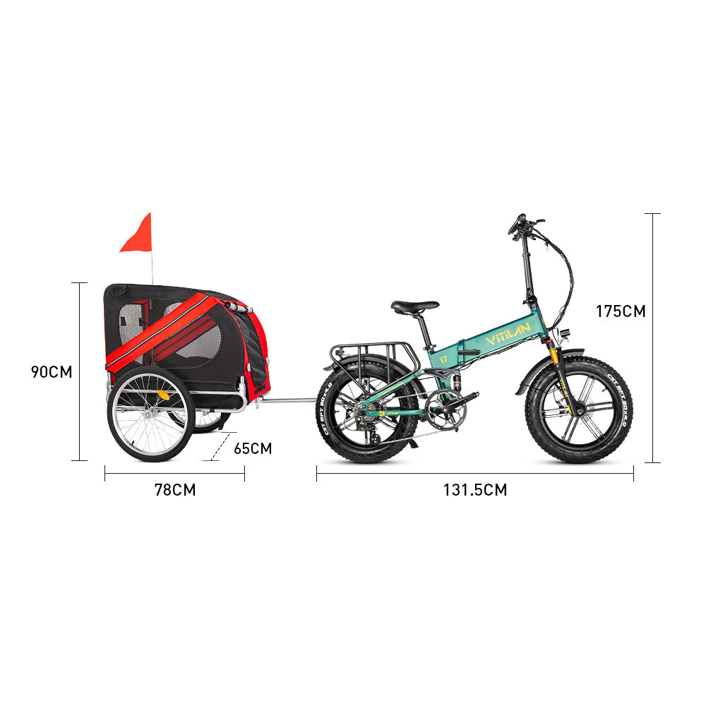 Electric Bikes Pet Trailer