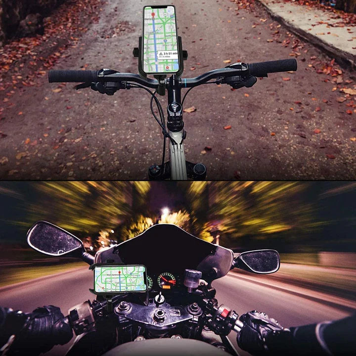 Um 360° drehbarer, universeller Fahrradzubehör-Fahrradtelefonhalter
