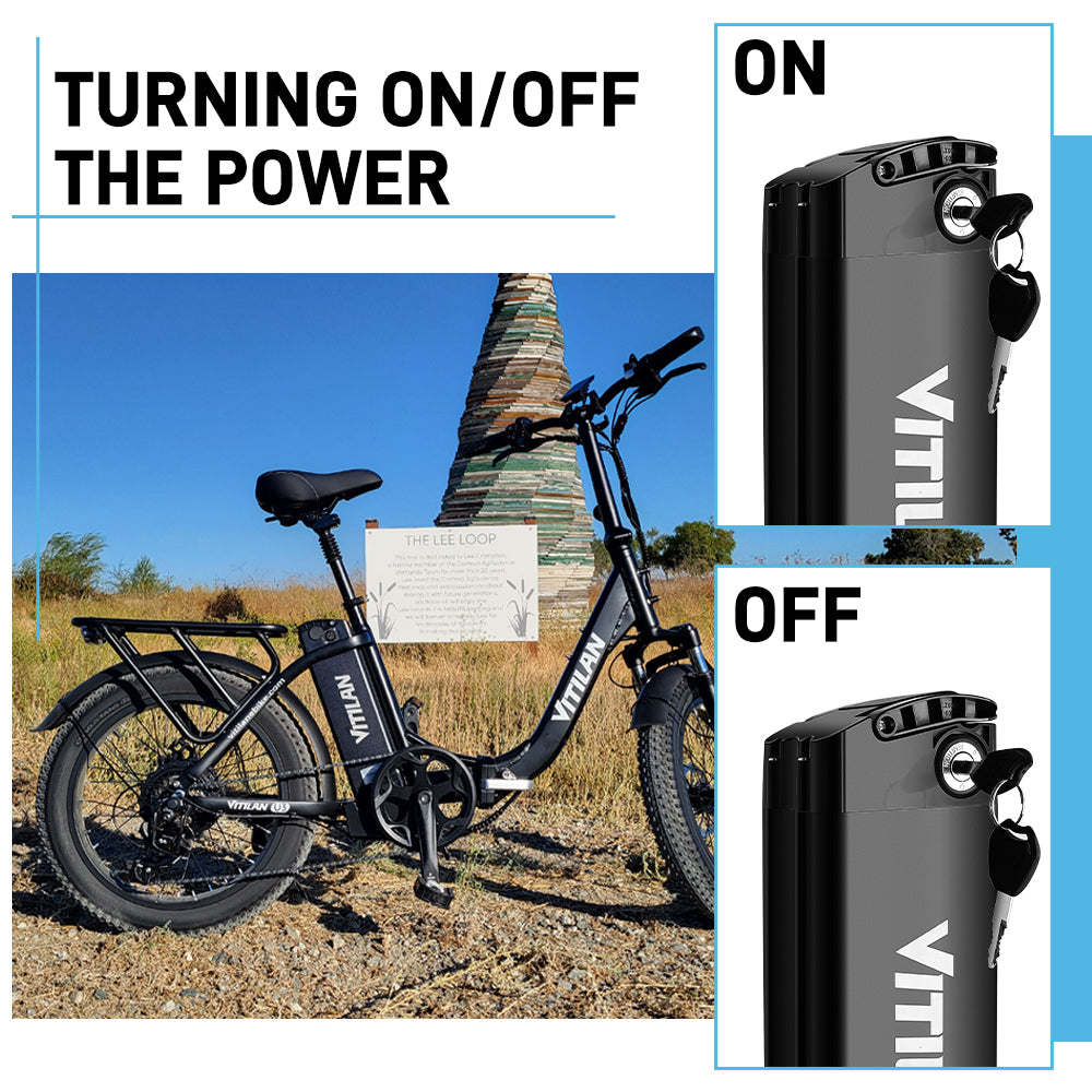 U3 Serie Power austauschbarer Ebike-Akku