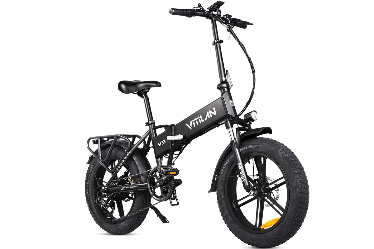 V3 2.0 Folding Fat Tires Adult All Terrain Electric Bike