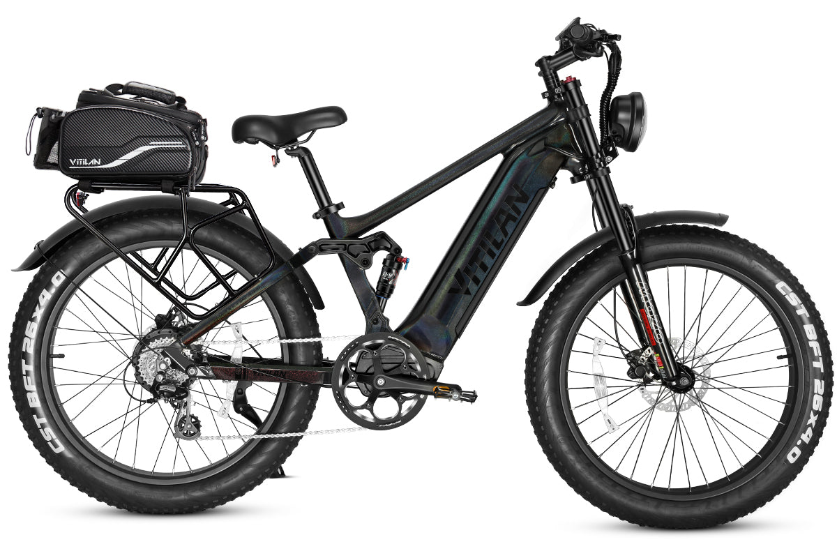 Vitilan T7 vollgefedertes Mountainbike-E-Bike 