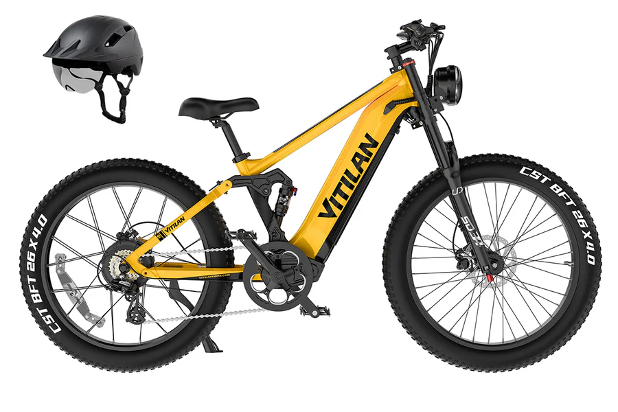 T7 E-bike da montagna con sospensione completa