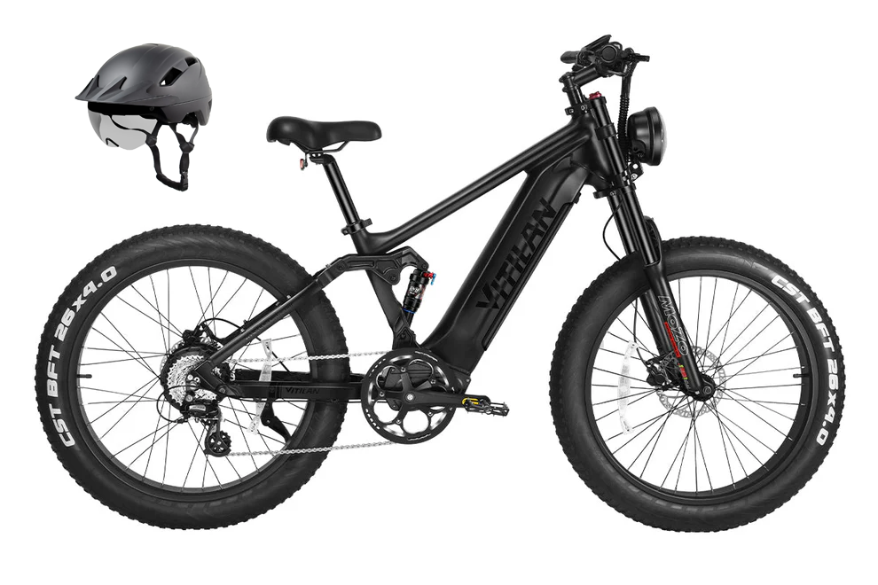 T7PRO Full Suspension Mountain E-bike