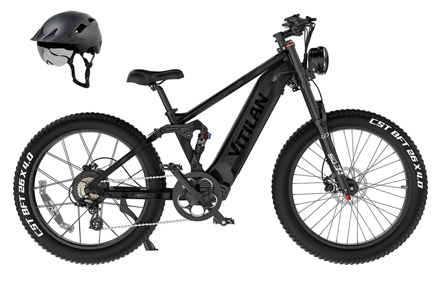 T7 E-bike da montagna con sospensione completa