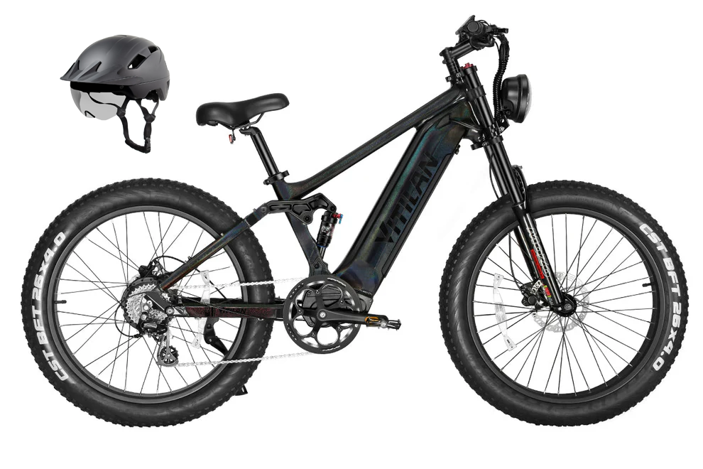T7 E-bike da montagna con sospensione completa