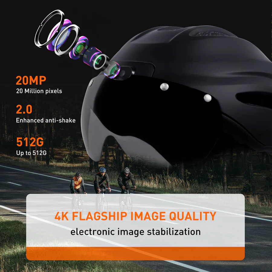 Casco da equitazione intelligente per esterni