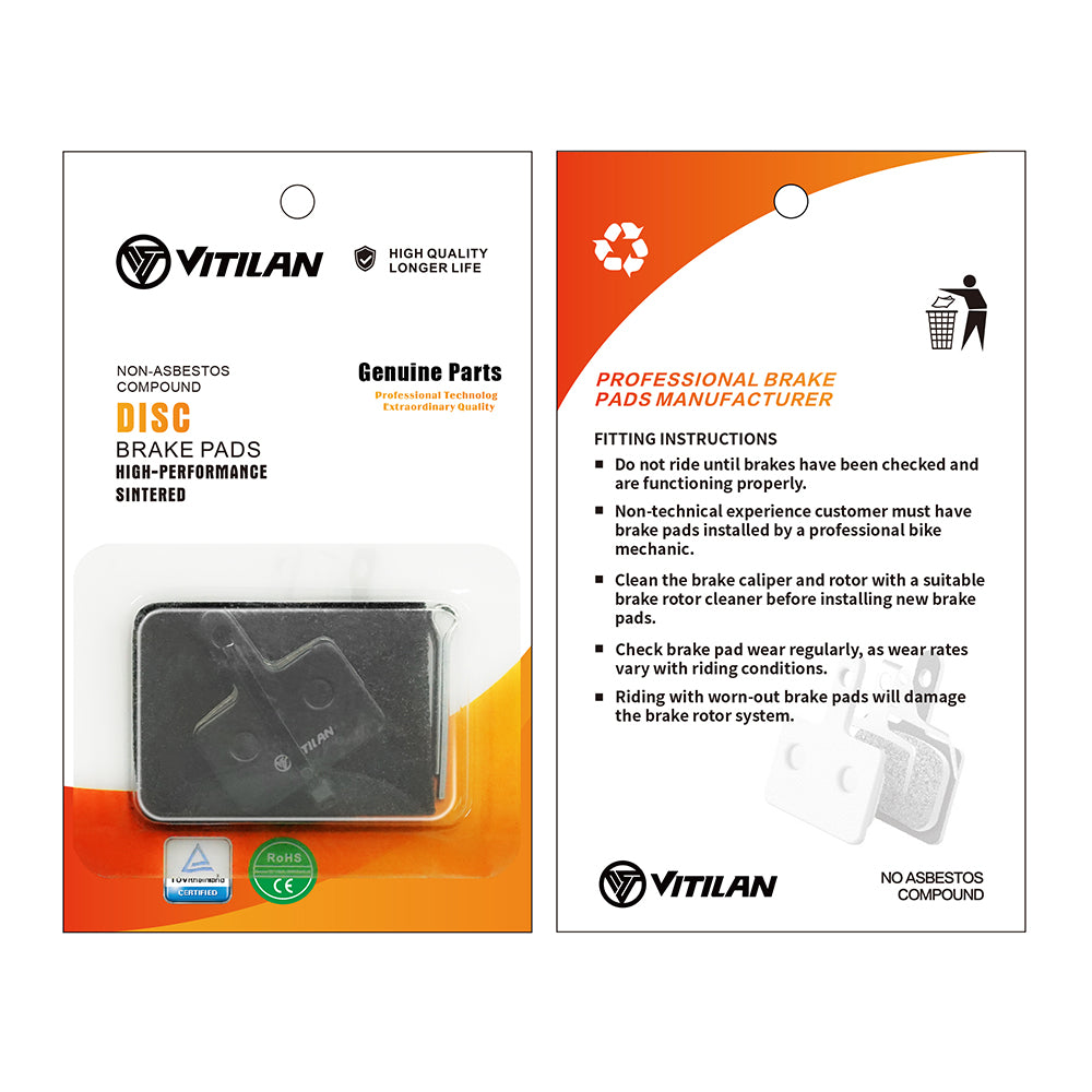 Carbon Ceramic Disc Brake Pads – Fits All E-Bikes