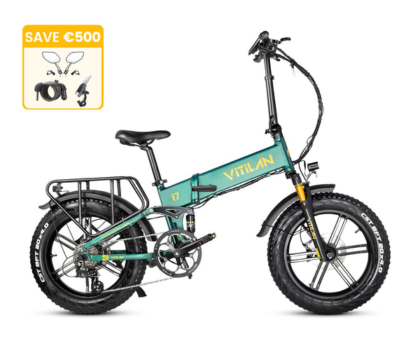 I7 Pro faltbares vollgefedertes Elektrofahrrad