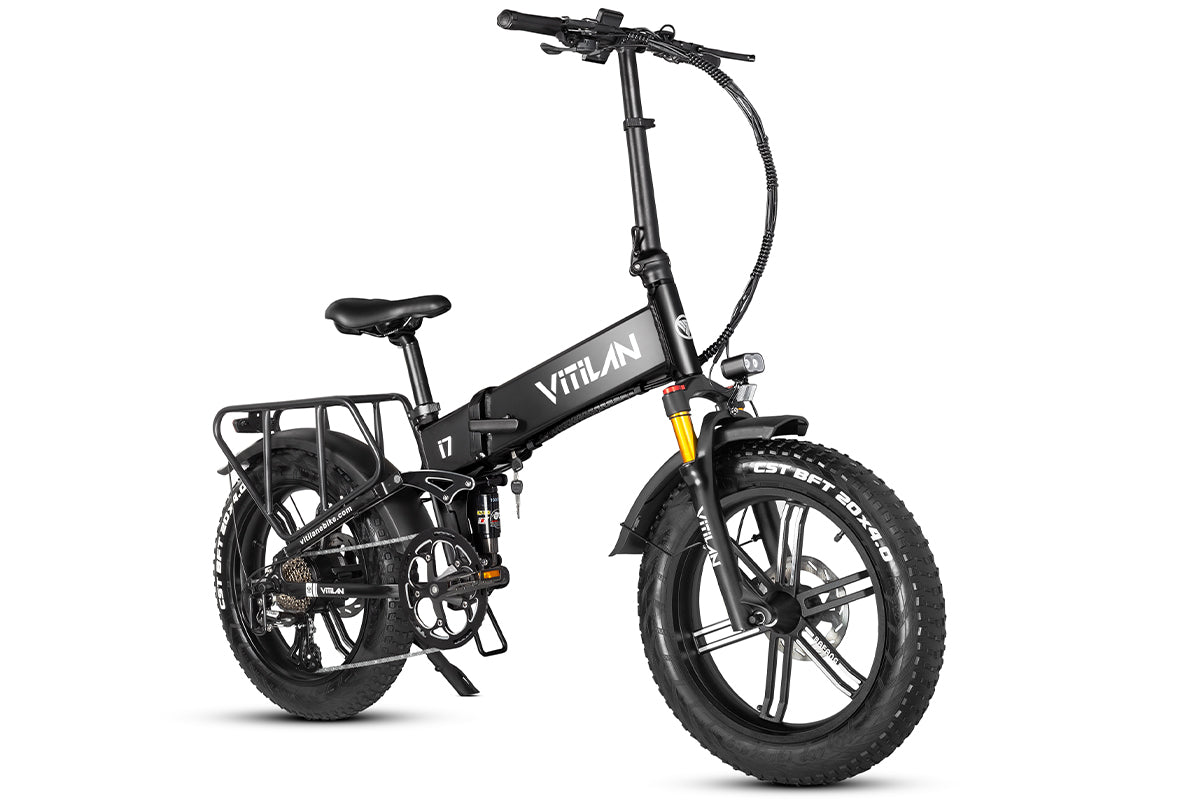 Bici elettrica pieghevole a sospensione completa I7 Pro