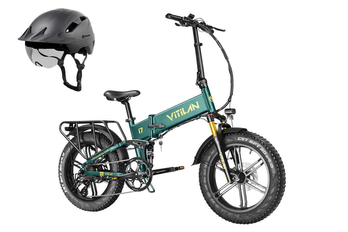 Bici elettrica pieghevole a sospensione completa I7 Pro