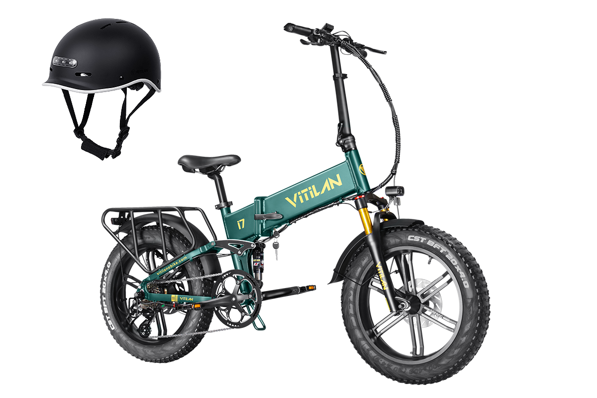 I7 Pro Folding Full Suspension Electric Bike