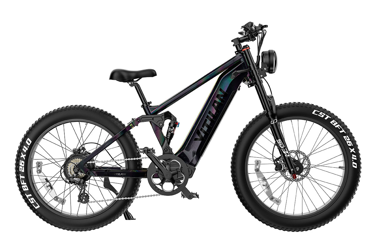 T7 E-bike da montagna con sospensione completa