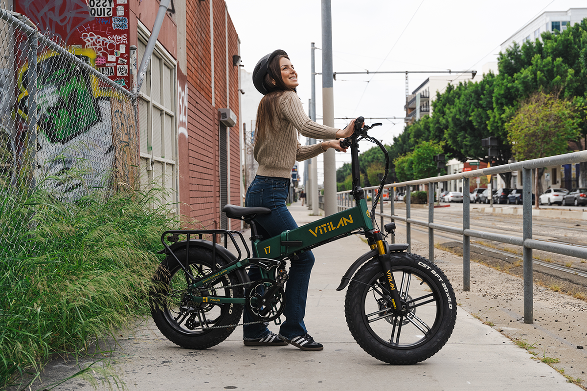 Bici elettrica pieghevole a sospensione completa I7 Pro