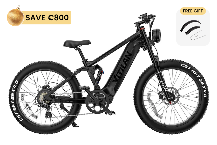 T7PRO Full Suspension Mountain E-bike