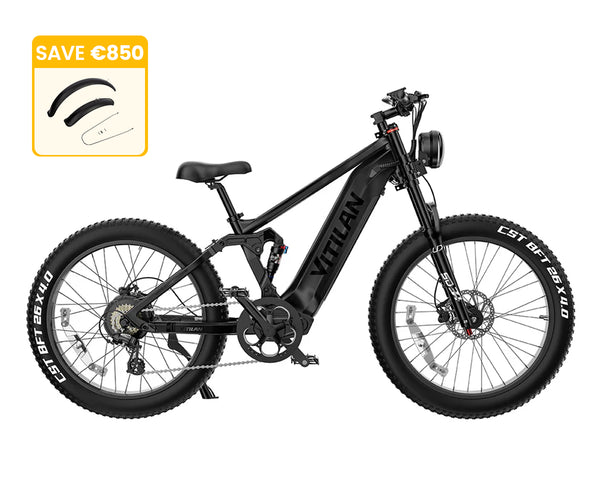 T7PRO Full Suspension Mountain E-bike