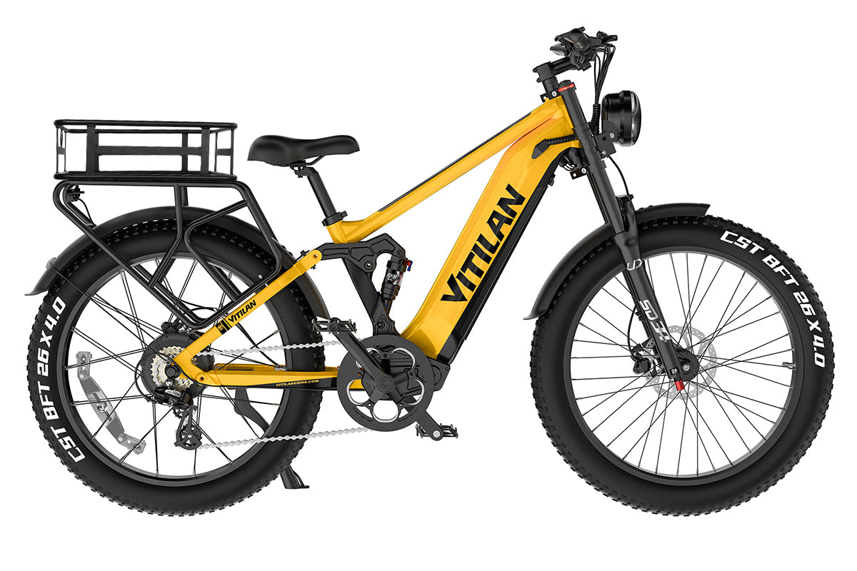 T7 E-bike da montagna con sospensione completa