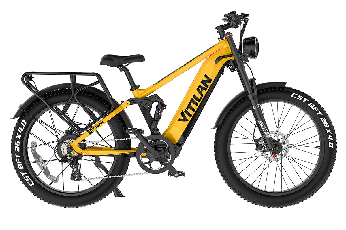 T7 E-bike da montagna con sospensione completa