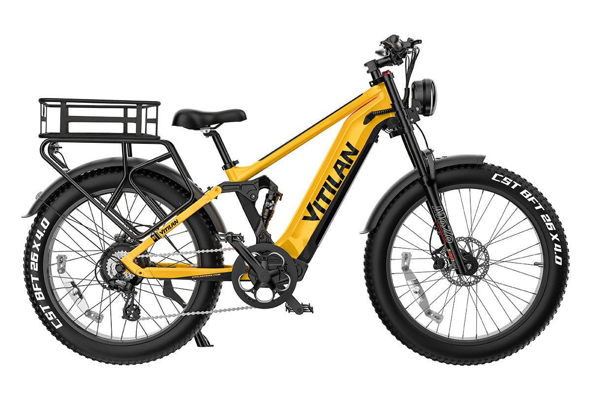 T7PRO Full Suspension Mountain E-bike