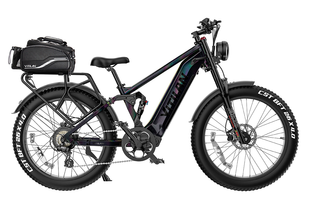 T7 E-bike da montagna con sospensione completa