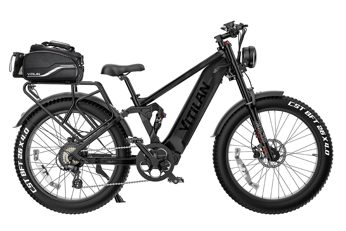 T7PRO Full Suspension Mountain E-bike