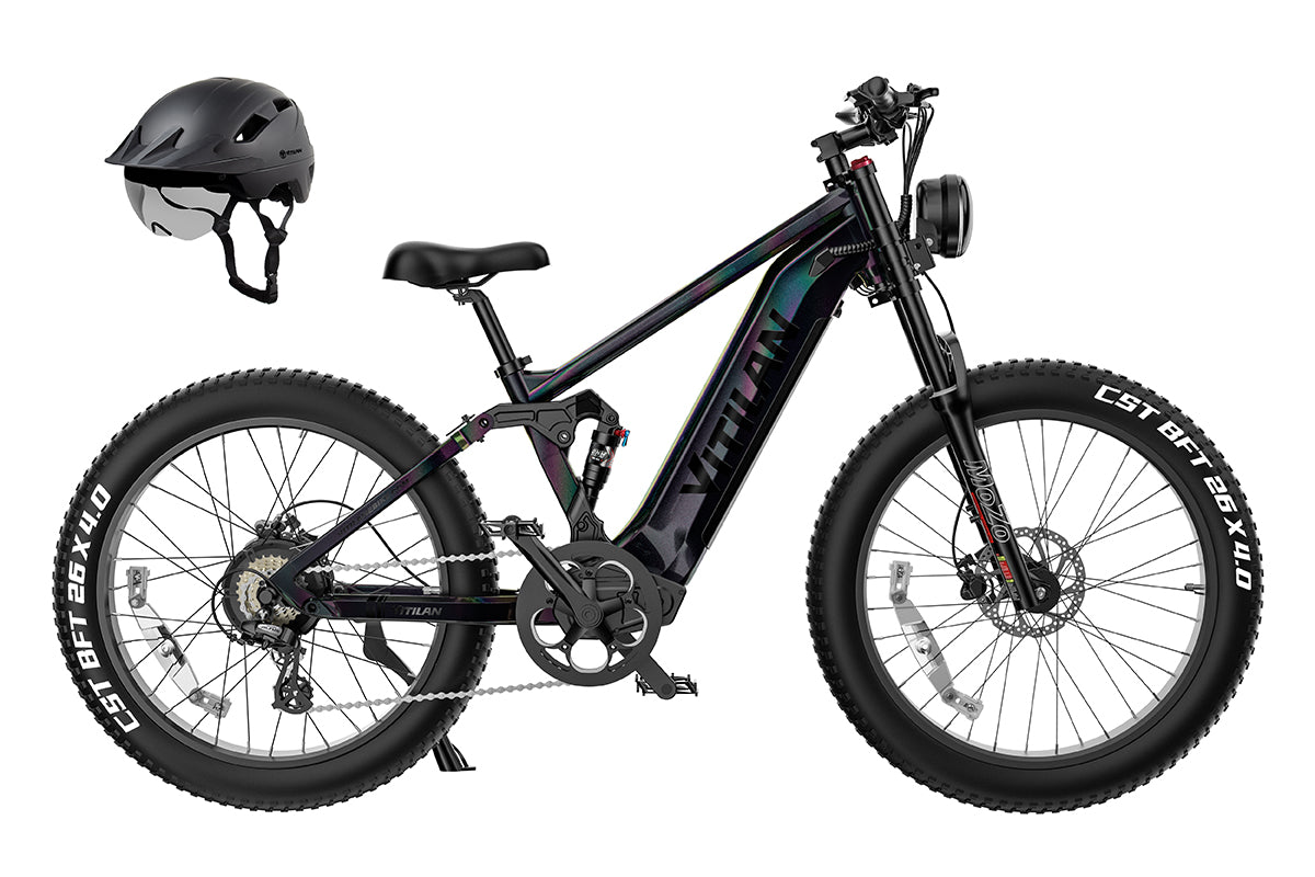 E-bike da montagna T7 a sospensione completa
