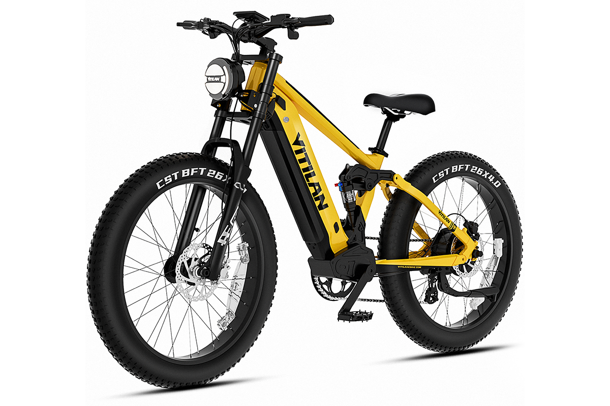 T7 E-bike da montagna con sospensione completa