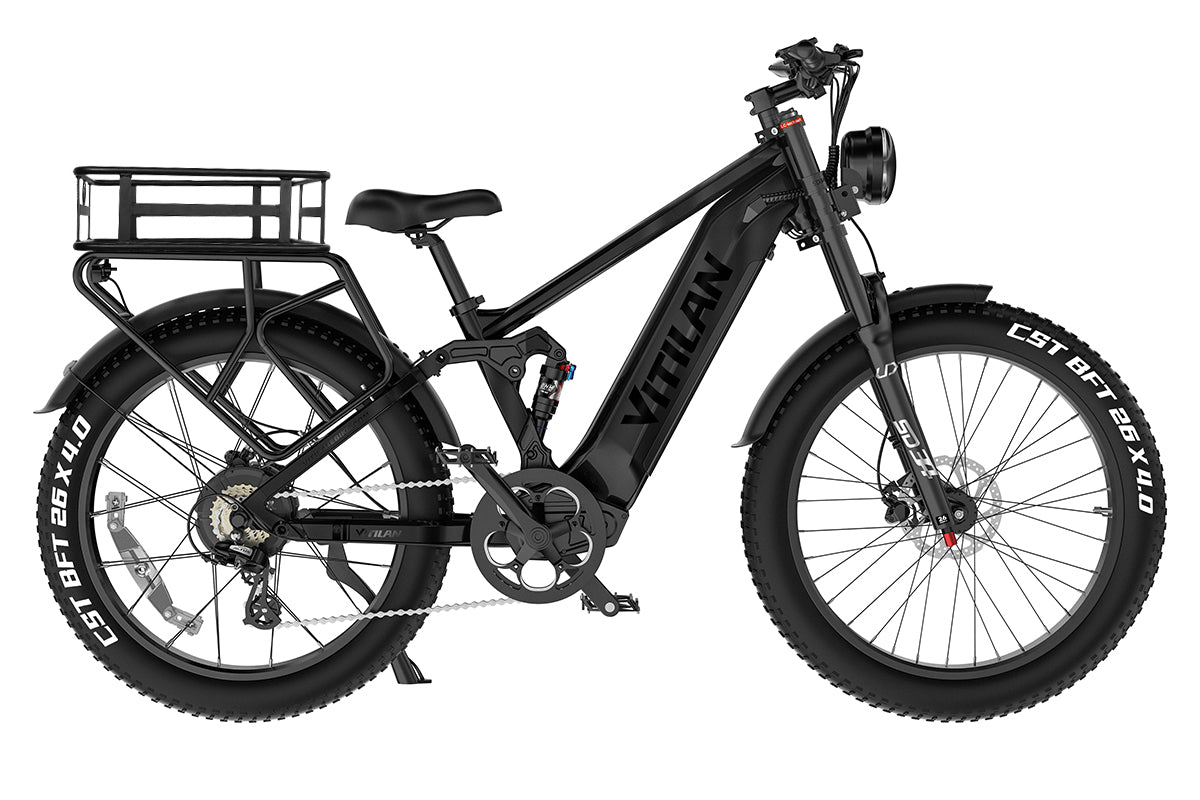 T7 E-bike da montagna con sospensione completa