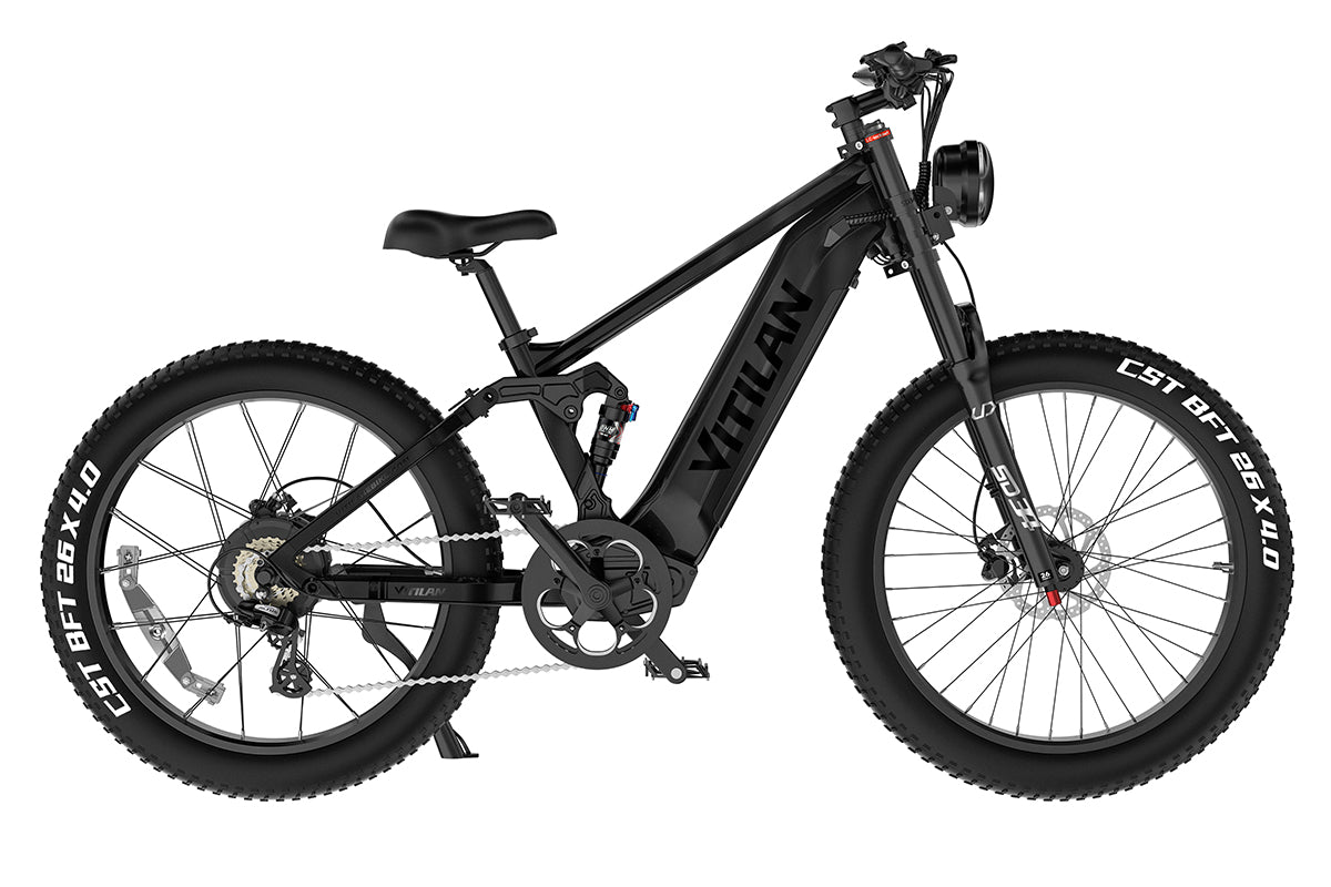 T7 E-bike da montagna con sospensione completa