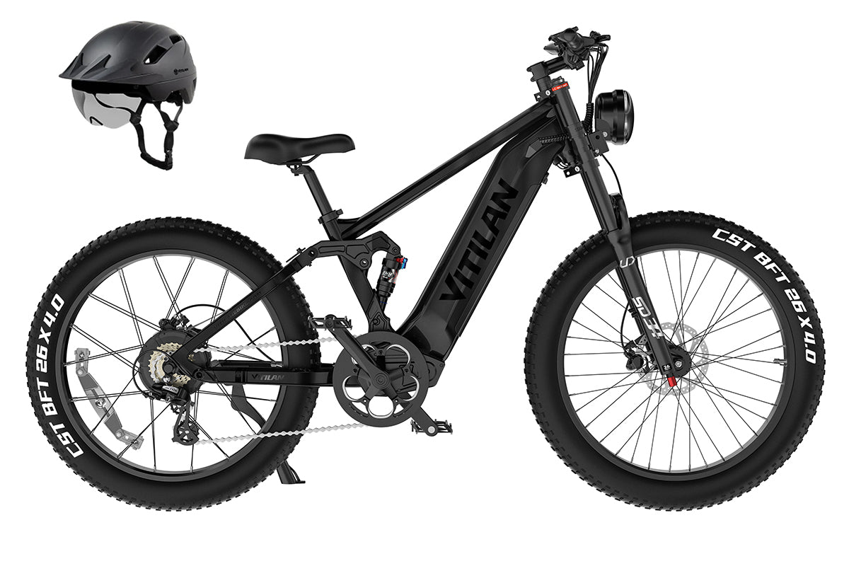 E-bike da montagna T7 a sospensione completa