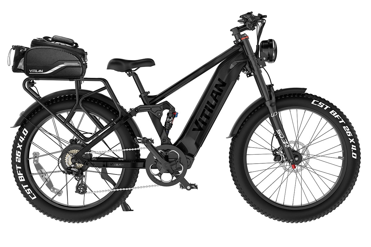T7 E-bike da montagna con sospensione completa