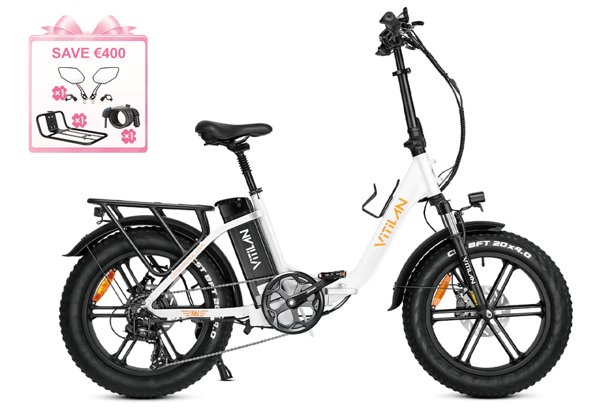 U7 Step-thrugh Foldable Fat Tire Electric Bike