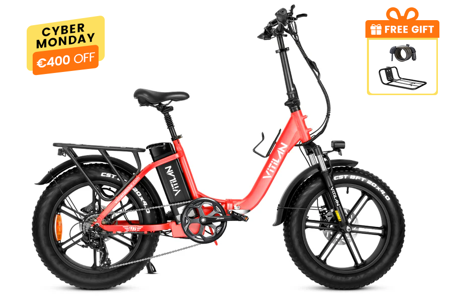 U7 Step-thru Foldable Fat Tire Electric Bike