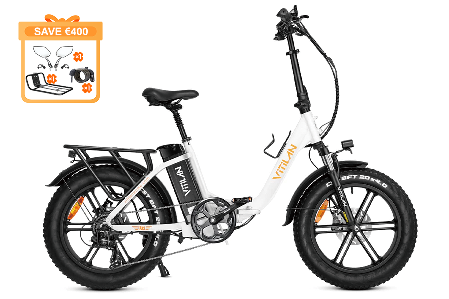 U7 Step-thrugh Foldable Fat Tire Electric Bike