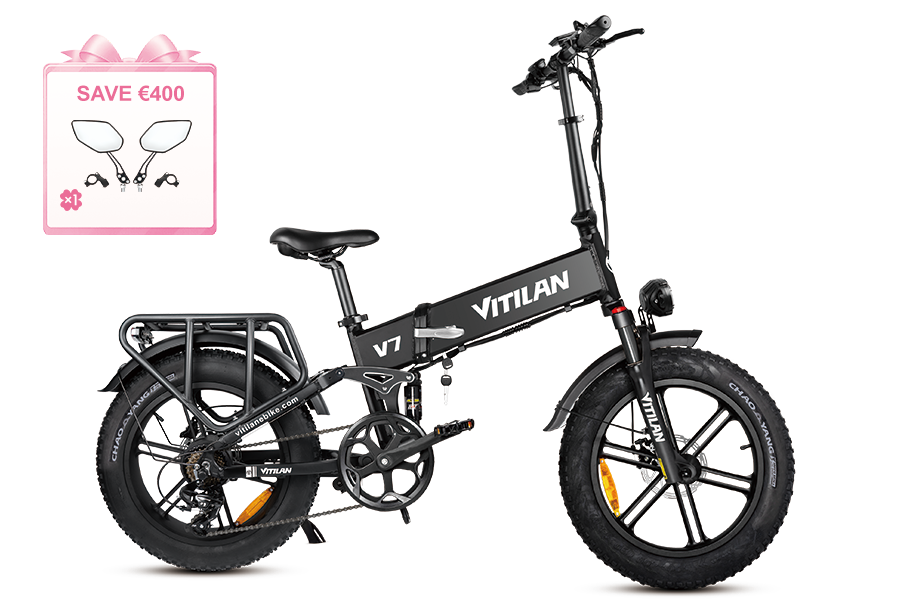 V7 Foldable All-Terrain Commuter Electric Bike