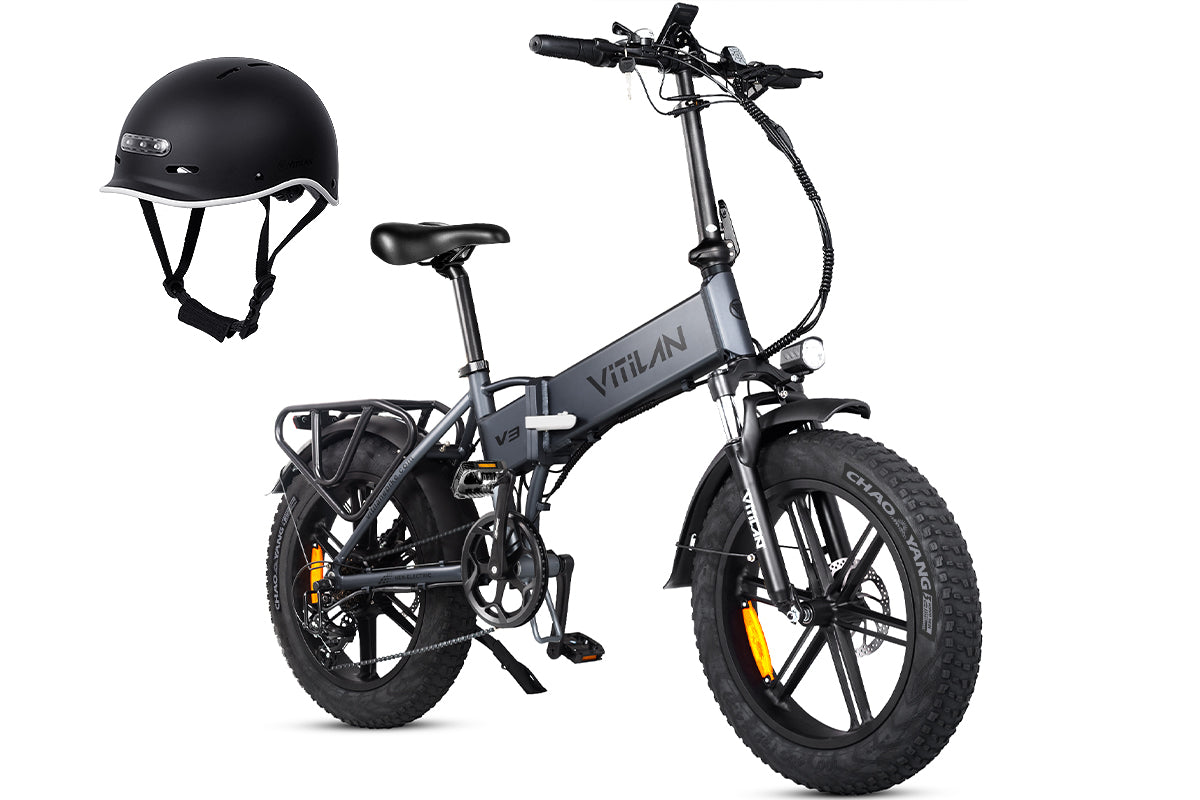 V3 2.0 Folding Fat Tires Adult All Terrain Electric Bike